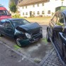 Aufräumarbeiten nach Verkehrsunfall