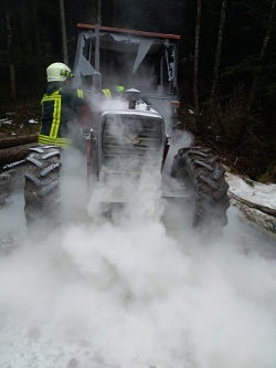 Der Brand konnte rasch gelöscht werden